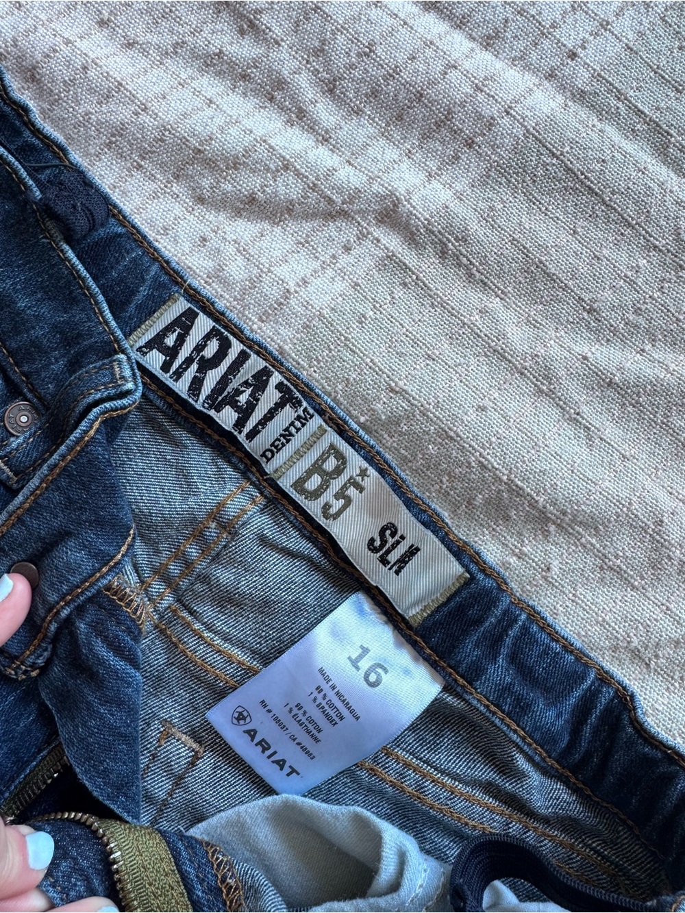 Ariat boys Blue Jeans